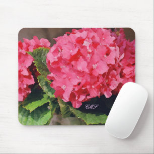 Pink Hydrangeas Mouse Pad