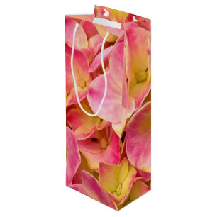 Pink Hydrangeas-WINE GIFT BAG