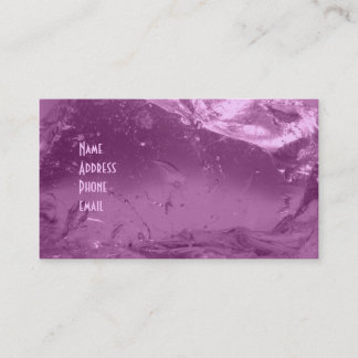 Pink Ice Business Card
