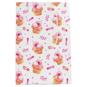 Pink Ice Cream Sundar Gift Bag