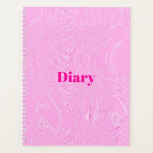 Pink Ice Diary Spiral Notebook Planner
