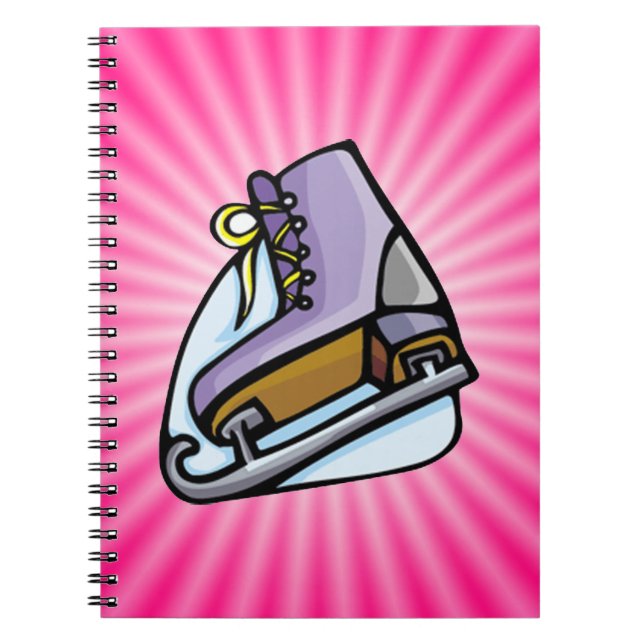 Pink Ice Skate Notebook (Front)