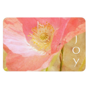 Pink Iceland Poppy Joy Magnet