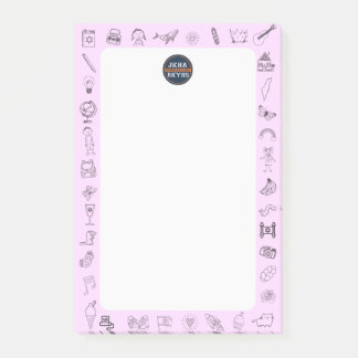 Pink Icon Mitzvah Note