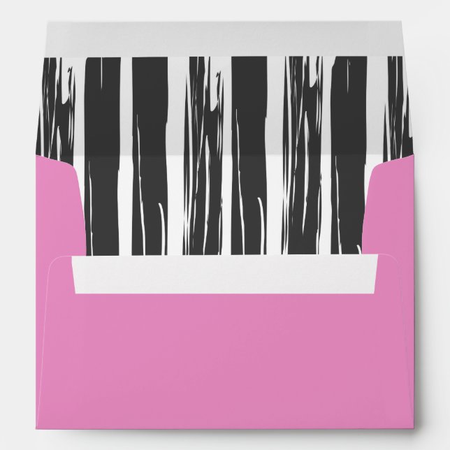Pink Ikat Envelope (Back (Bottom))