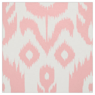 Pink Ikat Pattern Fabric