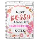 Pink I'm not bossy Notebook | Journal