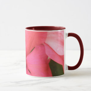 Pink Impatiens Flower Macro Mug