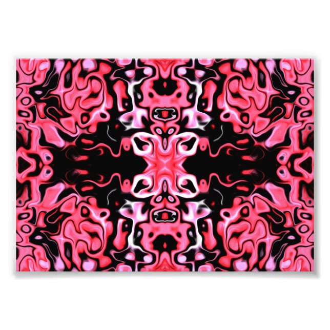 Pink in Darkness Photo Print (Front)