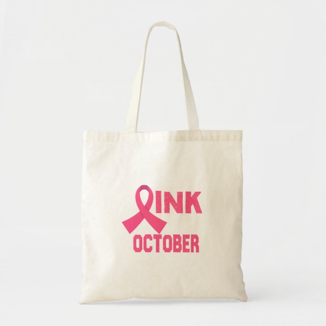 Pink in October Tote Bag (Front)