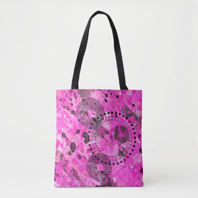 Pink Ink Tote Bag (Front)