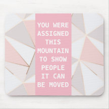 Pink Inspiration Mouse Pad