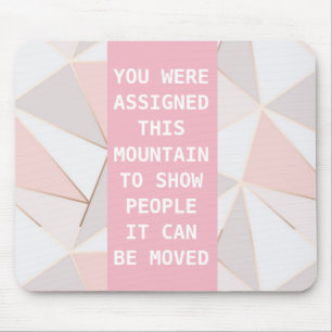 Pink Inspiration Mouse Pad