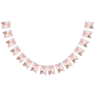 Pink international women's day 2025  bunting 