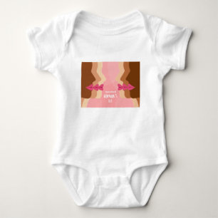 pink international womens day baby bodysuit