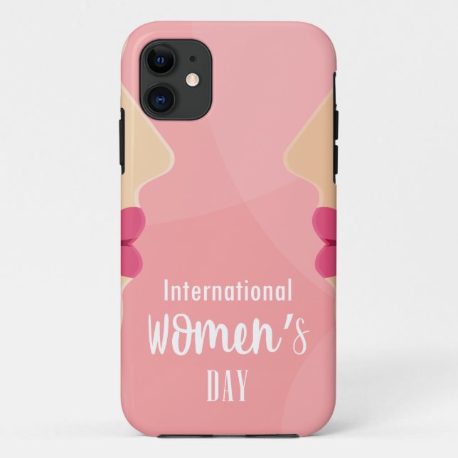 pink international womens day Case-Mate iPhone case (Back)