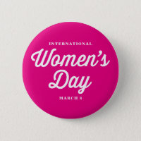 Pink International Women's Day Typography I
