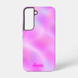 Pink Iridescent Personalised Samsung Galaxy Case