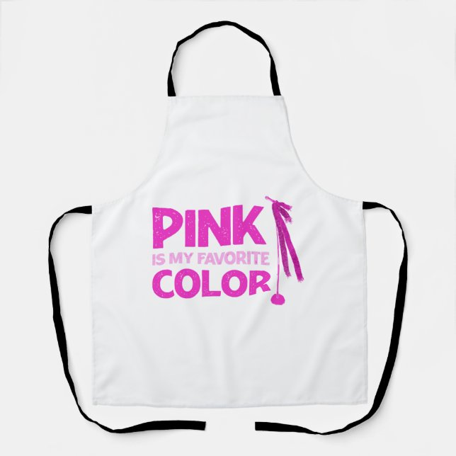 Pink Is My Favourite Colour Apron (Front)