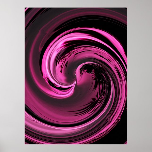 Pink Island Wave Poster (Front)