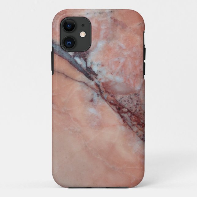 Pink Italian Marble With Flaw Case-Mate iPhone Cas Case (Back)