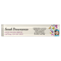 Pink Ivory Janitorial Cartoon Cleaning Elegant