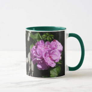 Pink Ivy Geranium Mug
