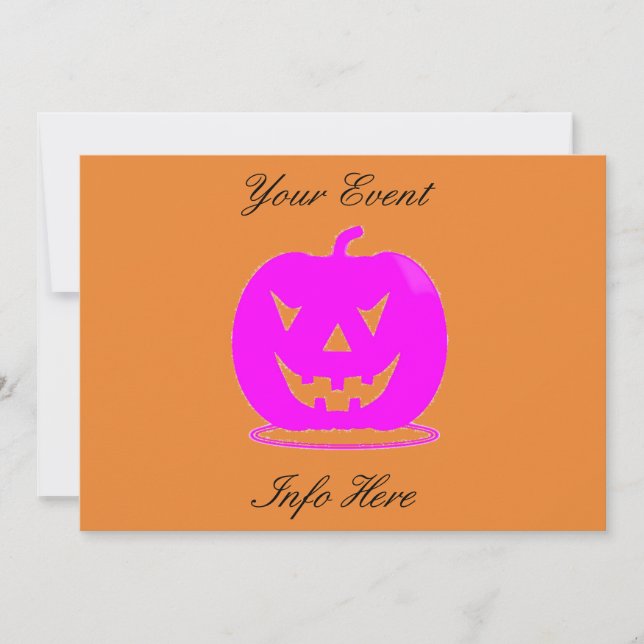 Pink Jack o'lantern Halloween Thunder_Cove (Front)