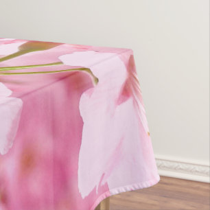 Pink Japanese Cherry Blossom Hanami Tablecloth