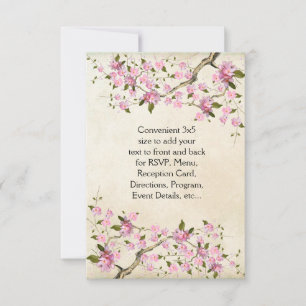 Pink Japanese Cherry Blossoms Wedding