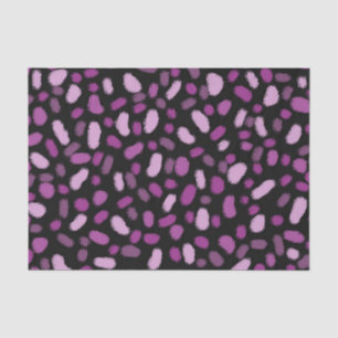Pink Jelly Beans Black Background Abstract Design  Tissue Paper