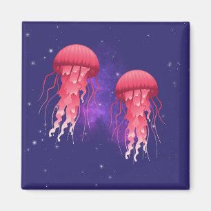 Pink Jellyfish Magnet