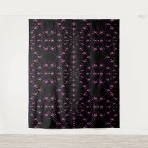 Pink Jewels Modern Art Tapestry