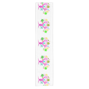Pink Jewish Star Tree of Life Table Runner 
