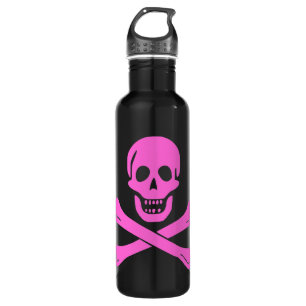 Pink Jolly Roger 710 Ml Water Bottle