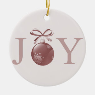 Pink Joy Christmas Ornament