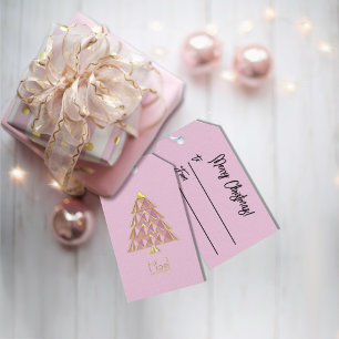 Pink Joyoux Noel Gift Tags