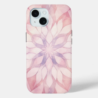 Pink Kaleidoscope iPhone 15 Case