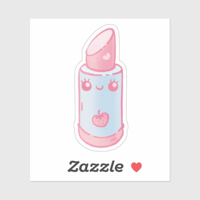Pink Kawaii Lipstick (Sheet)