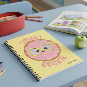 Pink Kawaii Smart Cookie Notebook