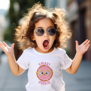 Pink Kawaii Smart Cookie Toddler T-Shirt