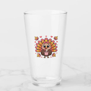 pink kawaii thanksgiving turkey Classic T-Shirt Glass