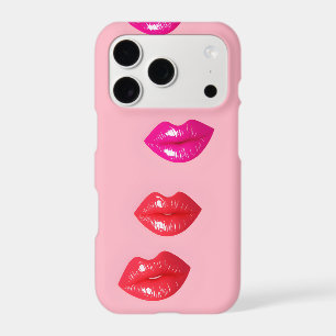 Pink Kiss Mark iPhone Case Y2K Lips