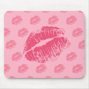 Pink Kiss Mouse Pad