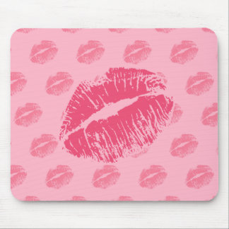Pink Kiss Mouse Pad