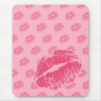 Pink Kiss Mouse Pad