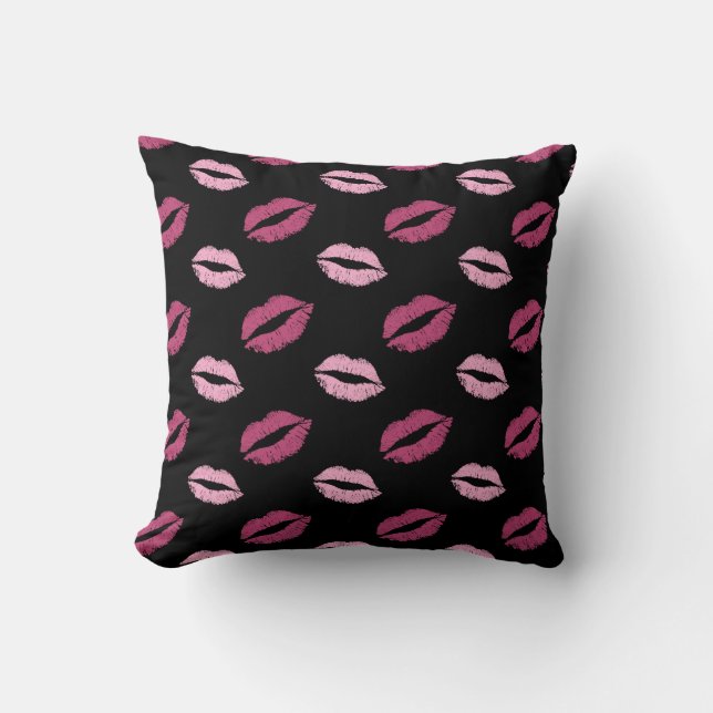 Pink Kisses Cushion (Front)