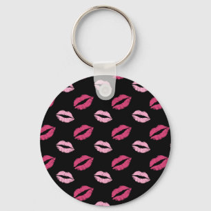 Pink Kisses Key Ring