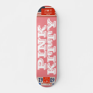 PINK KITTY Skateboard, 7¾" Deck Skateboard
