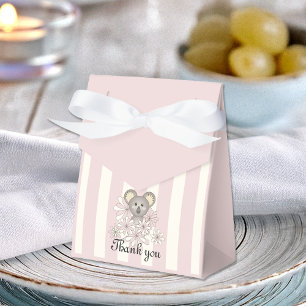 Pink Koala Baby Girl Shower / Kids Birthday Party Favour Box